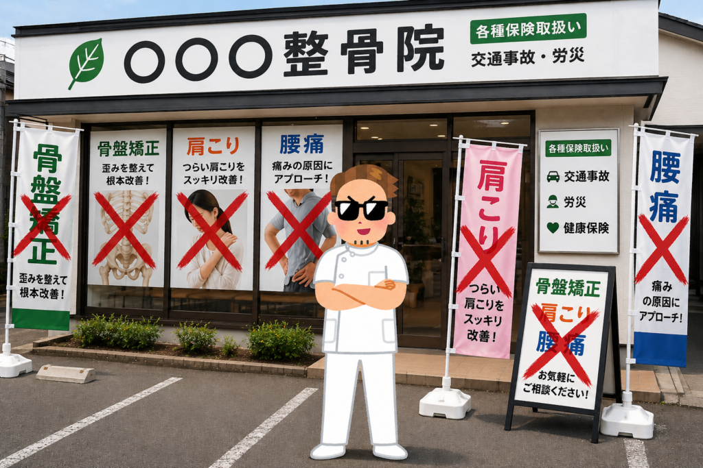 整骨院の広告表現に関する説明資料